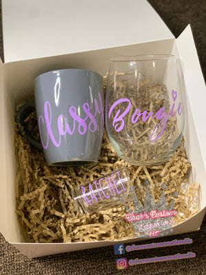 Classy, Bougie, Ratchet Glass Set